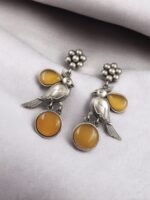 Monalisa Stone Flower Stud Earrings
