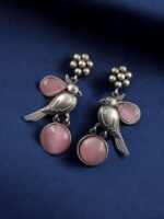 Monalisa Stone Flower Stud Earrings