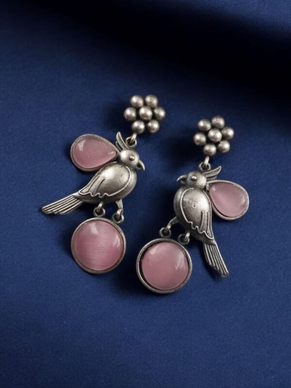 Monalisa Stone Flower Stud Earrings