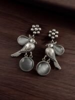 Monalisa Stone Flower Stud Earrings