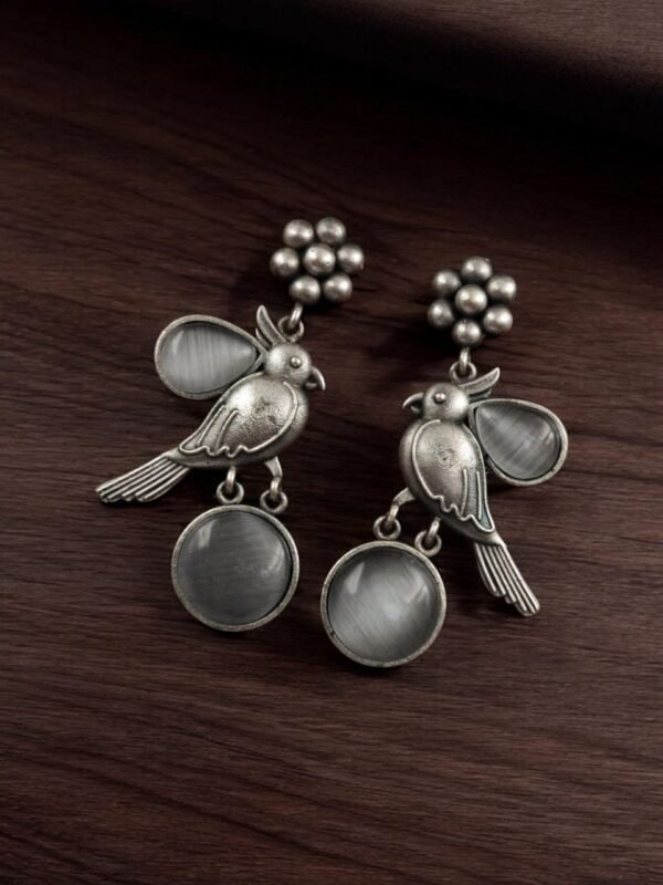 Monalisa Stone Flower Stud Earrings