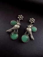 Monalisa Stone Flower Stud Earrings