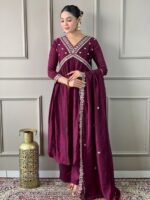 Vichitra Silk Kurta Set