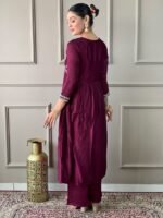 Vichitra Silk Kurta Set