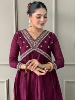 Vichitra Silk Kurta Set