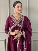 Vichitra Silk Kurta Set